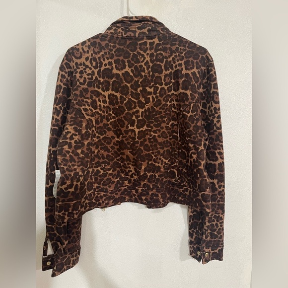 Lula Roe XL, animal print Moto jacket. NWT - Picture 5 of 5